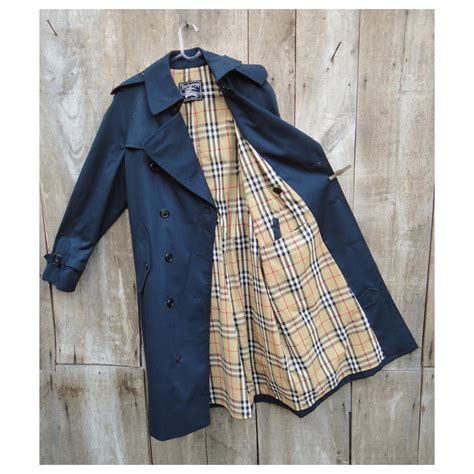 burberry trench coat navy mens|burberry trench coat removable lining.